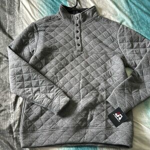 Quilted Snap Pullover